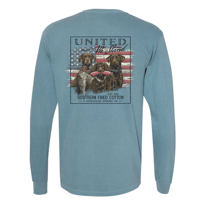 Southern Fried Cotton United We Stand - Ice Blue