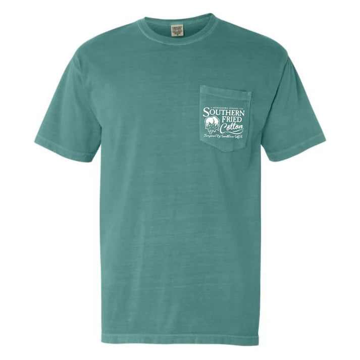 SoFriCo Raised in a Small Town Tee -SeaFoam