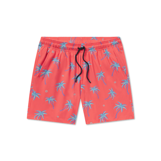 Southern Marsh FieldTec™ Ripstop Performance Trunk - Palms Coral