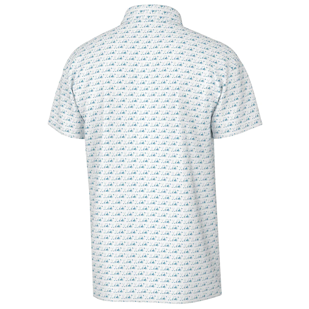 Local Boy Dirty Myrtle Polo - White/Blue