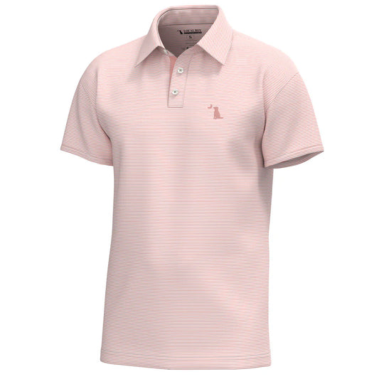 Local Boy Youth Palms Polo - Sorbet/White