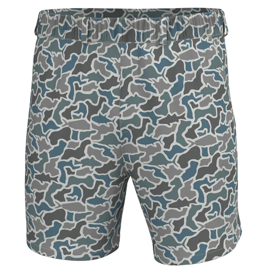Local Boy Volley Shorts - Fish Camo