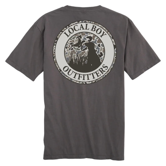 Local Boy Youth Original Localflage Circle SS Tee - Gray