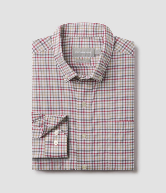 SSCO Samford Check Button Up - Spice