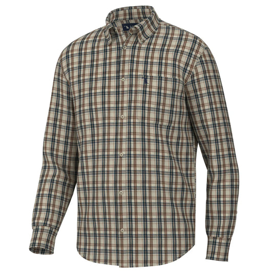 Local Boy Scott Dress Shirt - Beige/Navy/Rust
