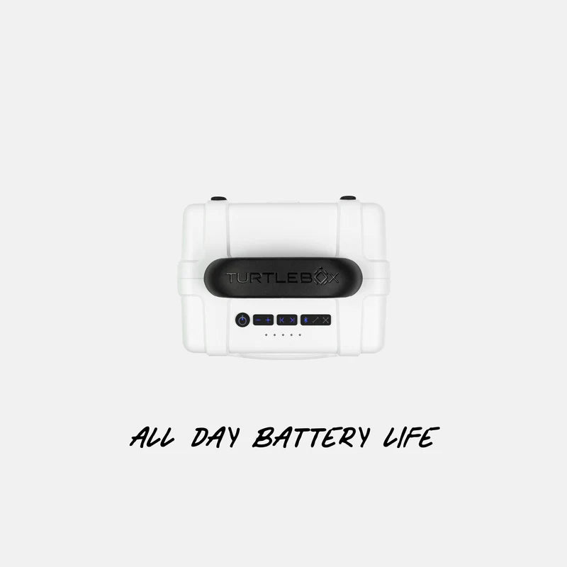 Turtlebox Cub Waterproof Speaker - White