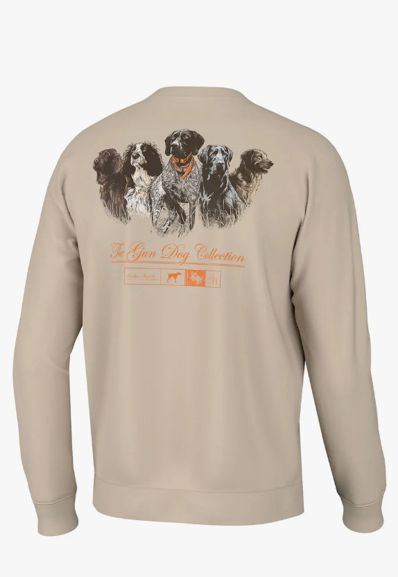 Southern Point Youth Gun Dog Collection L/S Tee - Sandstone