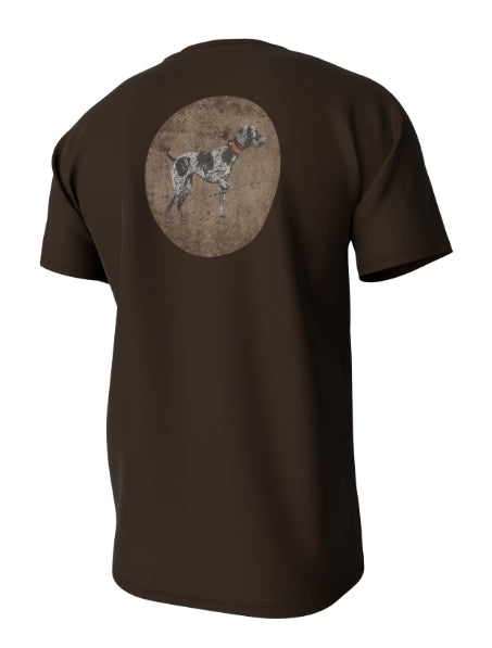 Southern Point Vintage Circle Greyton Pocket Tee - Gunstock