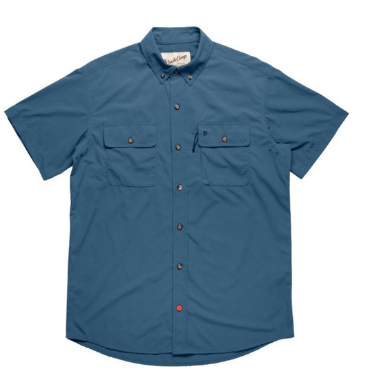 Duck Camp Lightweight Hunting S/S Shirt - Channel Blue