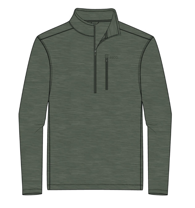 Southern Shirt Co Cart Club Performance Pullover - Thyme