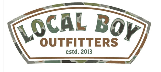 Local Boy Forest Camo Label Air Freshener - Black Ice