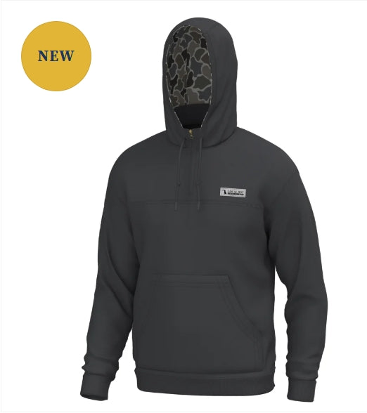 Local Boy Quarter-Zip Hoodie - Charcoal