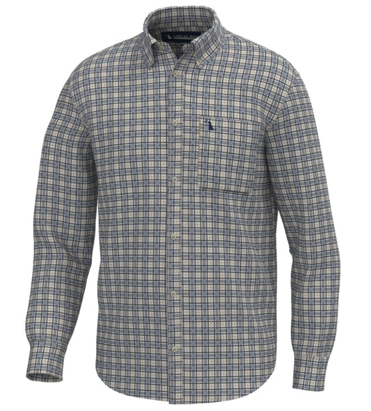 Local Boy Faulk Dress Shirt - Slate/Rust/Navy
