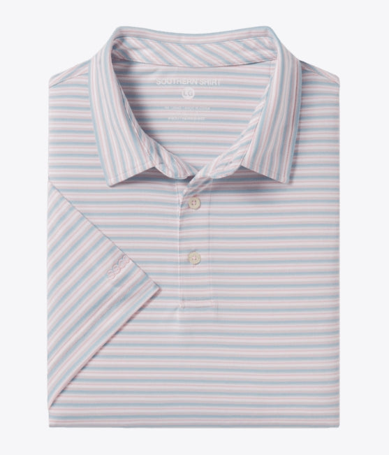 SSCO Tybee Stripe Polo - Maverick