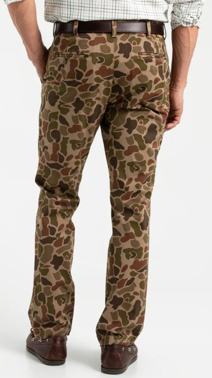 Duck Head Classic Fit Gold School Chino - Toasted Khaki Camo