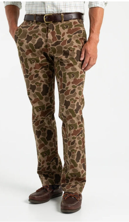 Duck Head Classic Fit Gold School Chino - Toasted Khaki Camo