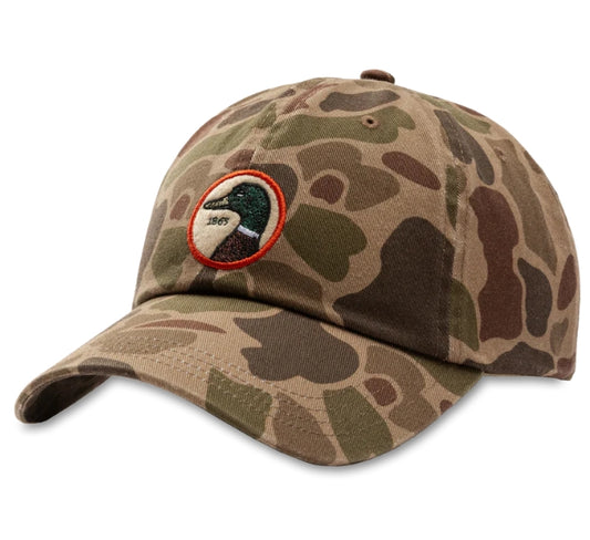 Duck Head Circle Patch Twill Hat - Camo