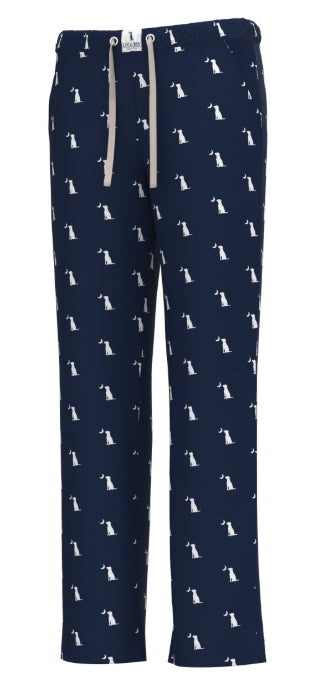 Local Boy Youth Pajama Pant - Navy Dog & Moon