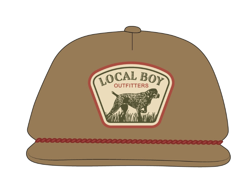 Local Boy Youth GSP Badge Rope Hat - Tan