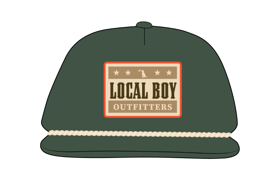 Local Boy Most Wanted LP Rope Hat - Olive
