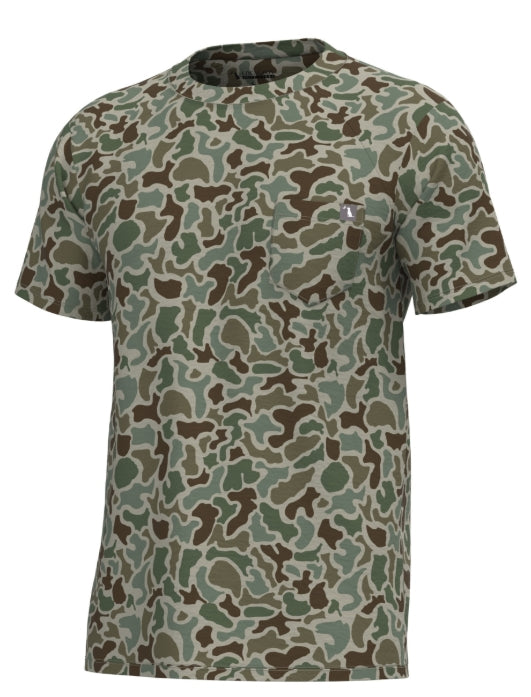 Local Boy Youth Heather Blend Crew - Localflage Forest