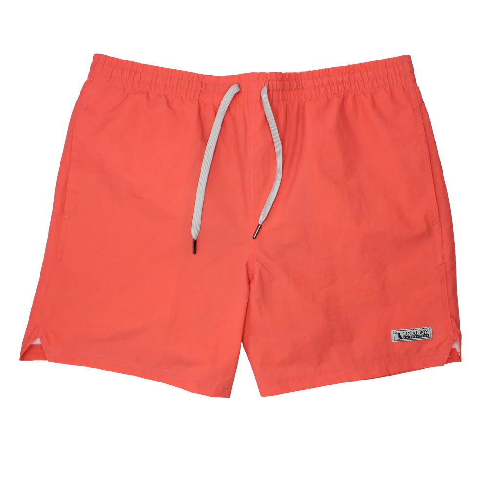 Local Boy Swim Shorts - Salmon