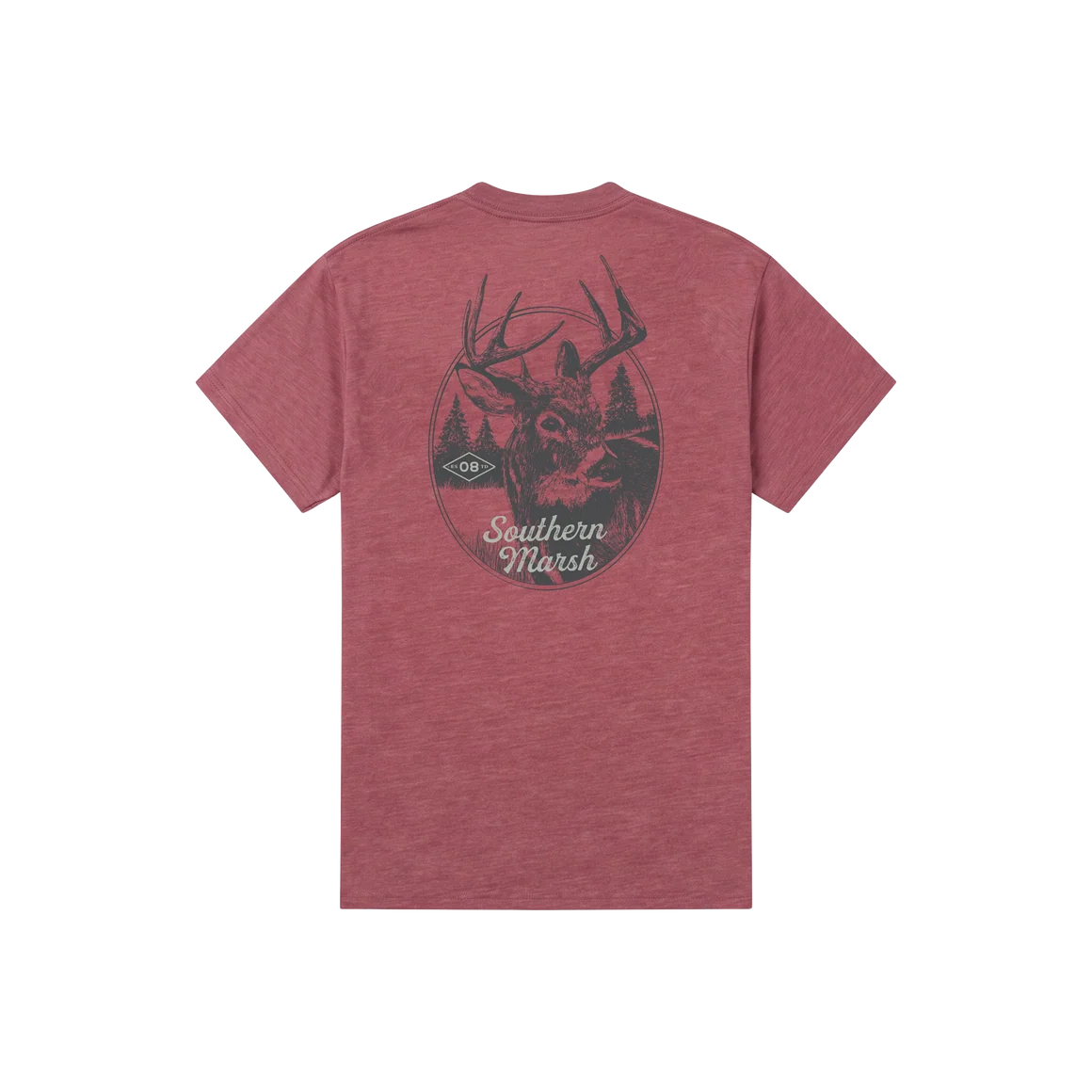 Southern Marsh Youth SEAWASH™ Tee - Whitetail Crimson