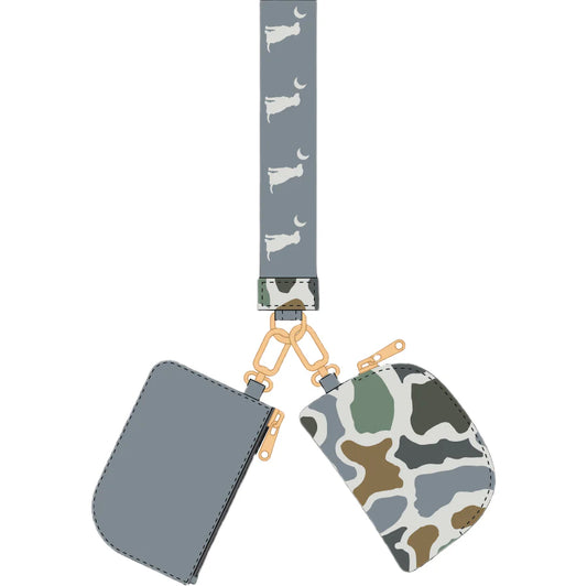 Local Girl Dual Wristlet - Localflage Bluff