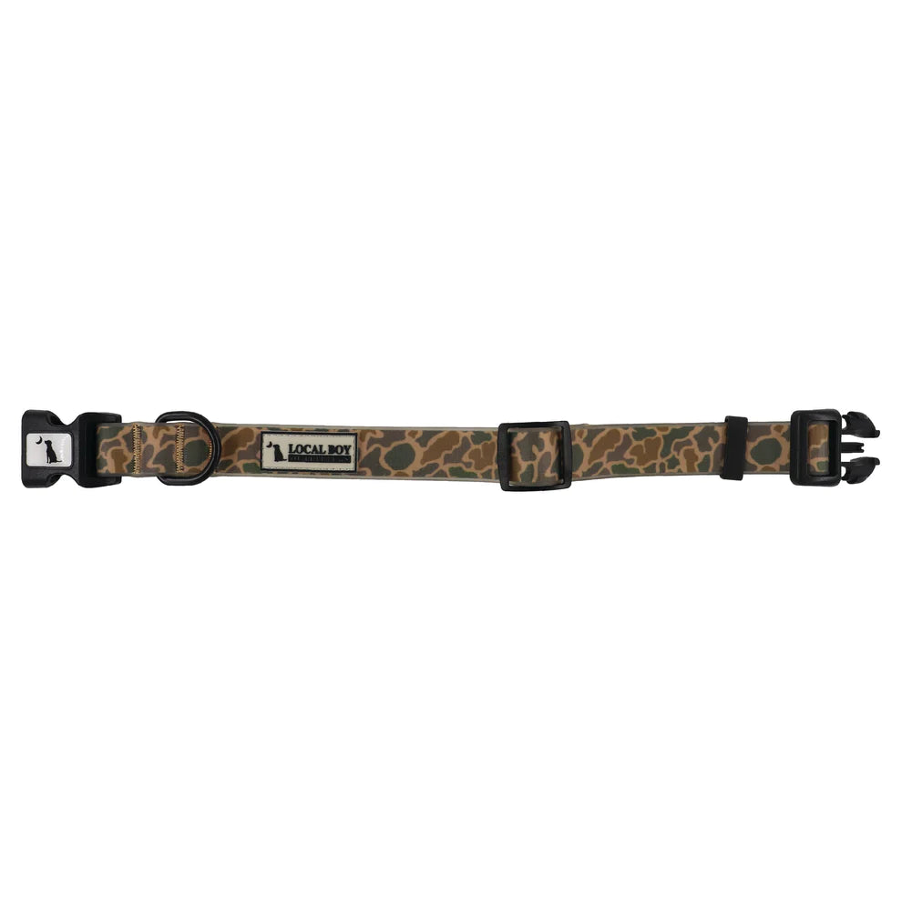 Local Boy Dog Collar - Old School Camo