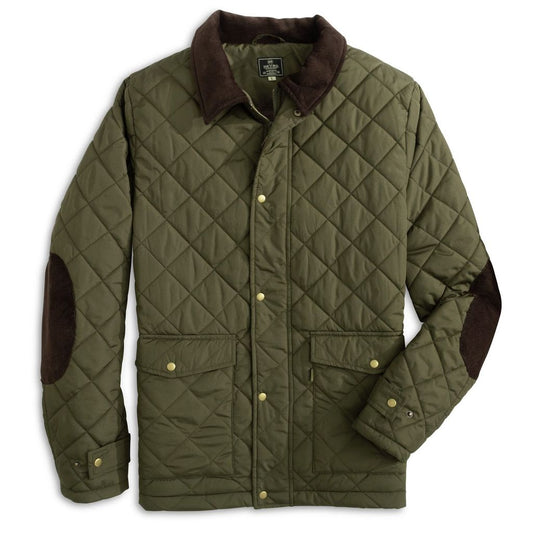 Heybo Evans Quilted Jacket - Olive/Brown