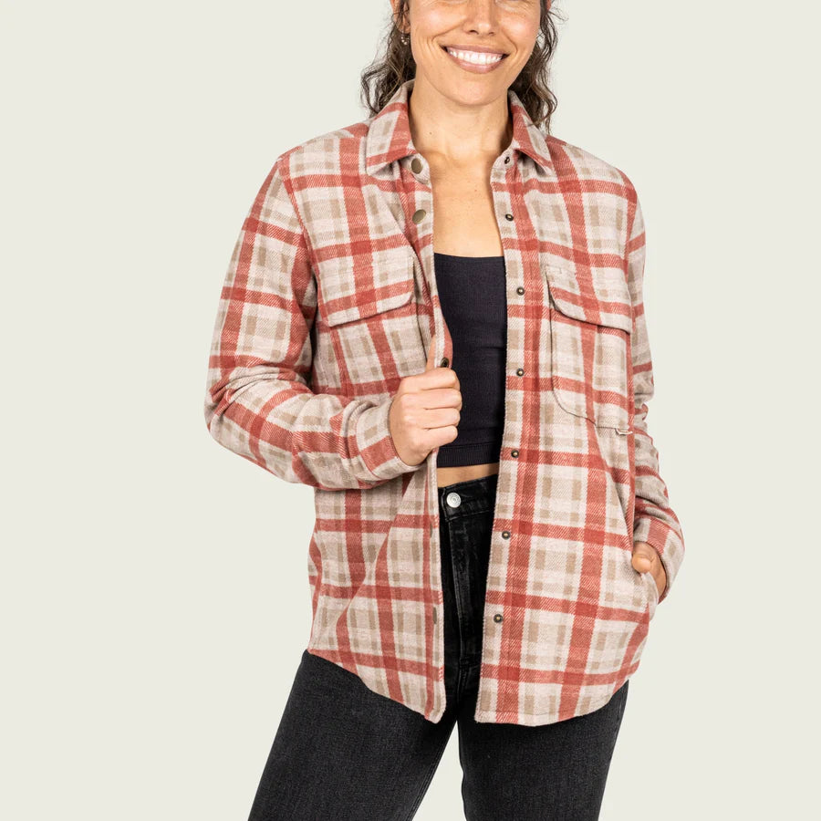 Marsh Wear Women's Seadrift Overshirt - Stone