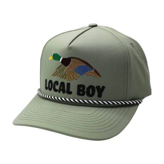 Local Boy Wild Duck Rope Hat - Loden/White