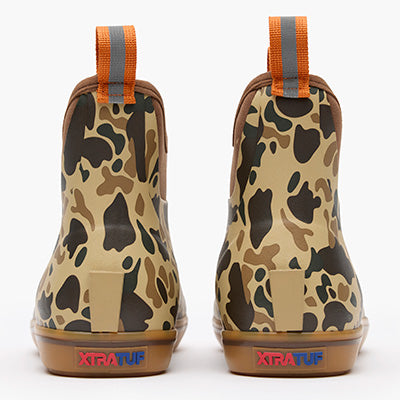 Women's Xtratuf Ankle Deck Boots - Duck Camo/ Tan