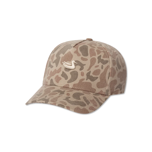 Southern Marsh Youth Midland Vintage Camo Hat - Field Khaki Camo