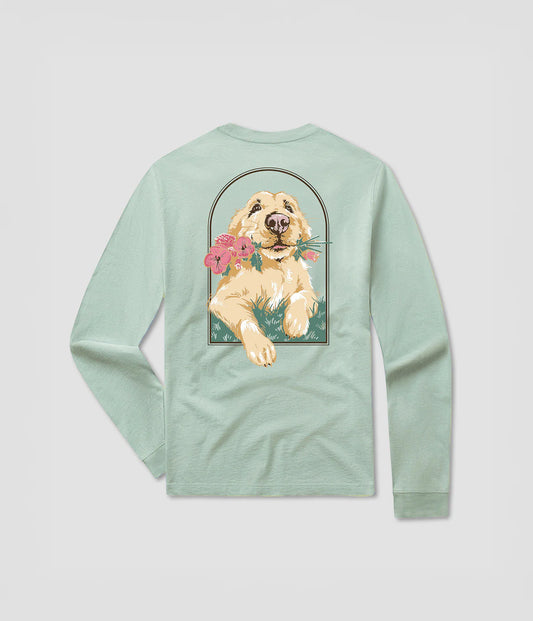 SSCO Youth Floral Fetch Tee - Cool Mint