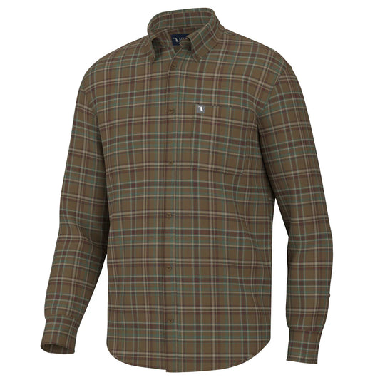 Local Boy Zeigler Stretch Flannel - Rust/Red/Green