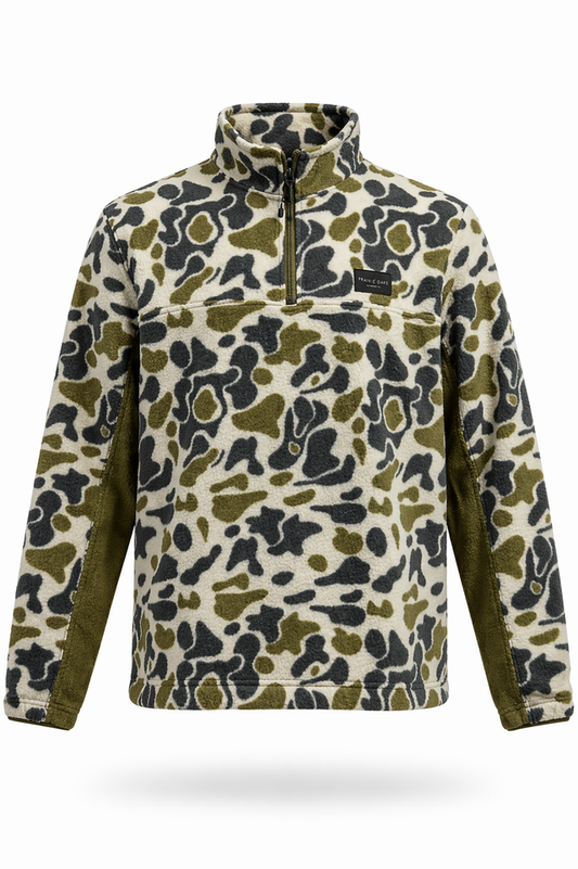Prairie Oaks Field Fleece 1/4 Zip - Traditions Camo