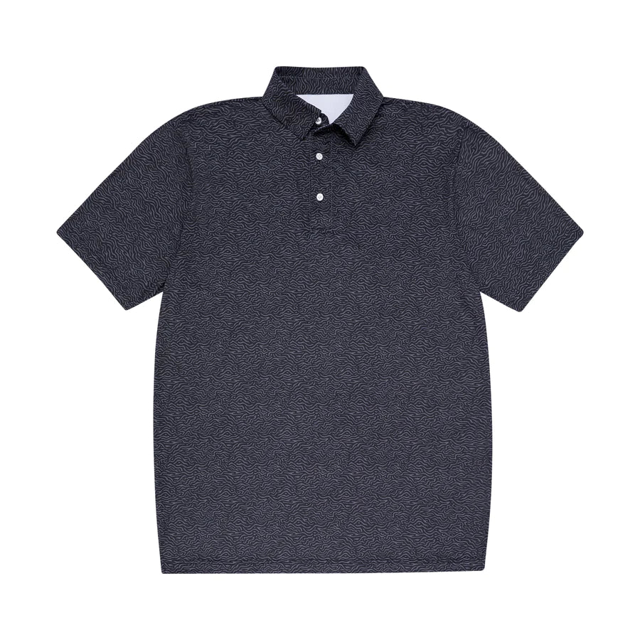 Meripex Men's Topo Performance Polo- Black