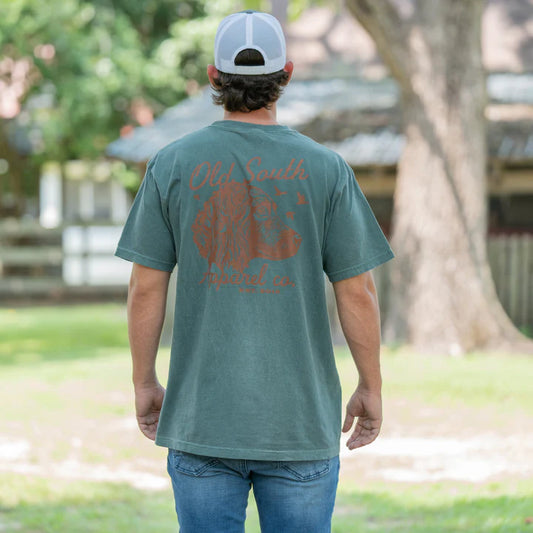 Old South Boykin S/S Tee - Blue Spruce