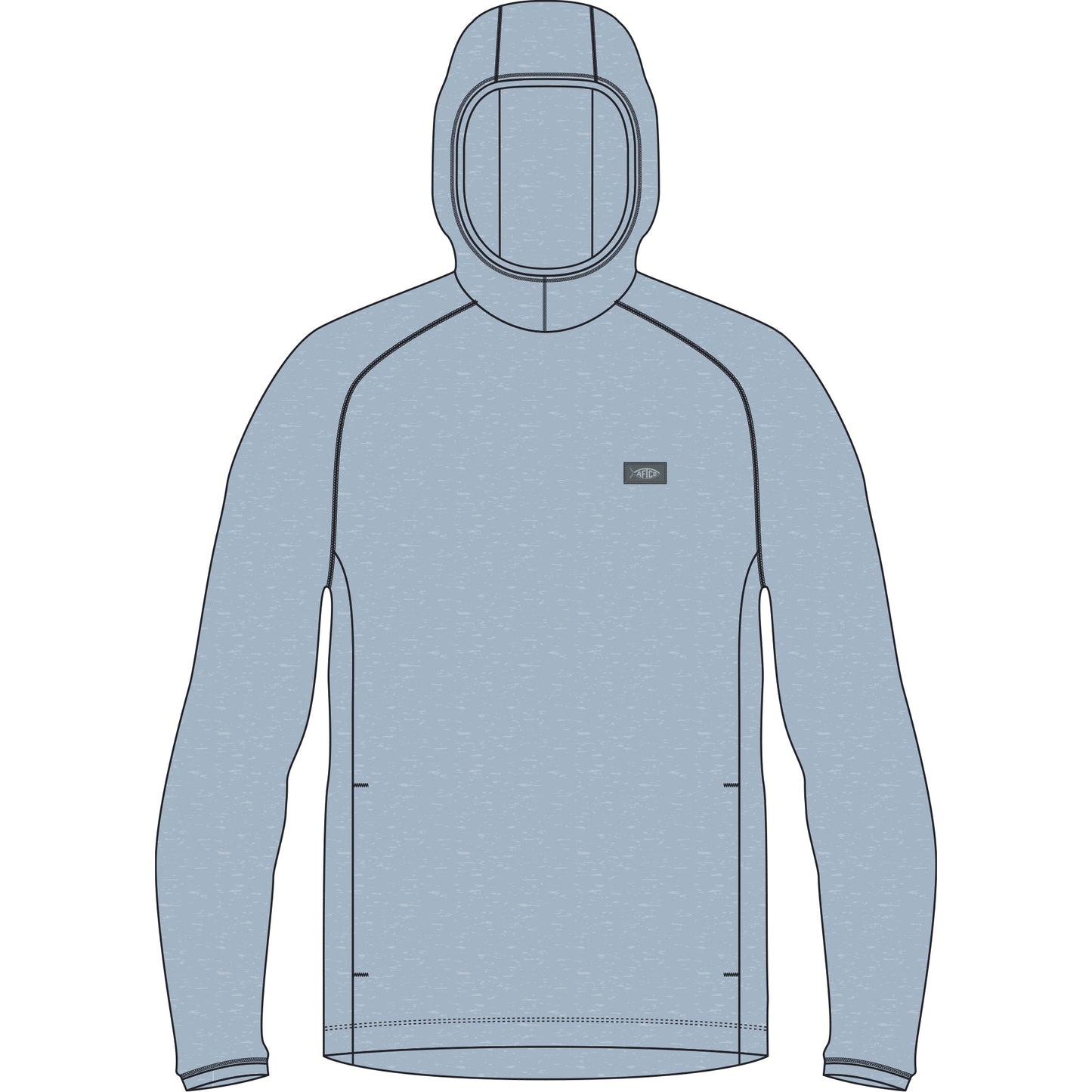 Aftco Youth Coastal Layer Hoodie - Dusk Heather