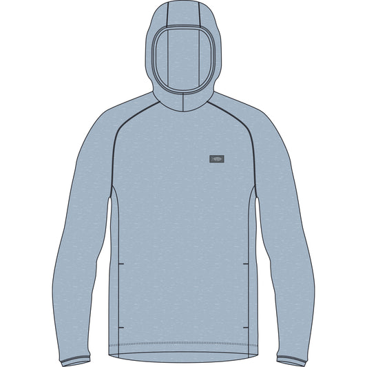 Aftco Youth Coastal Layer Hoodie - Dusk Heather