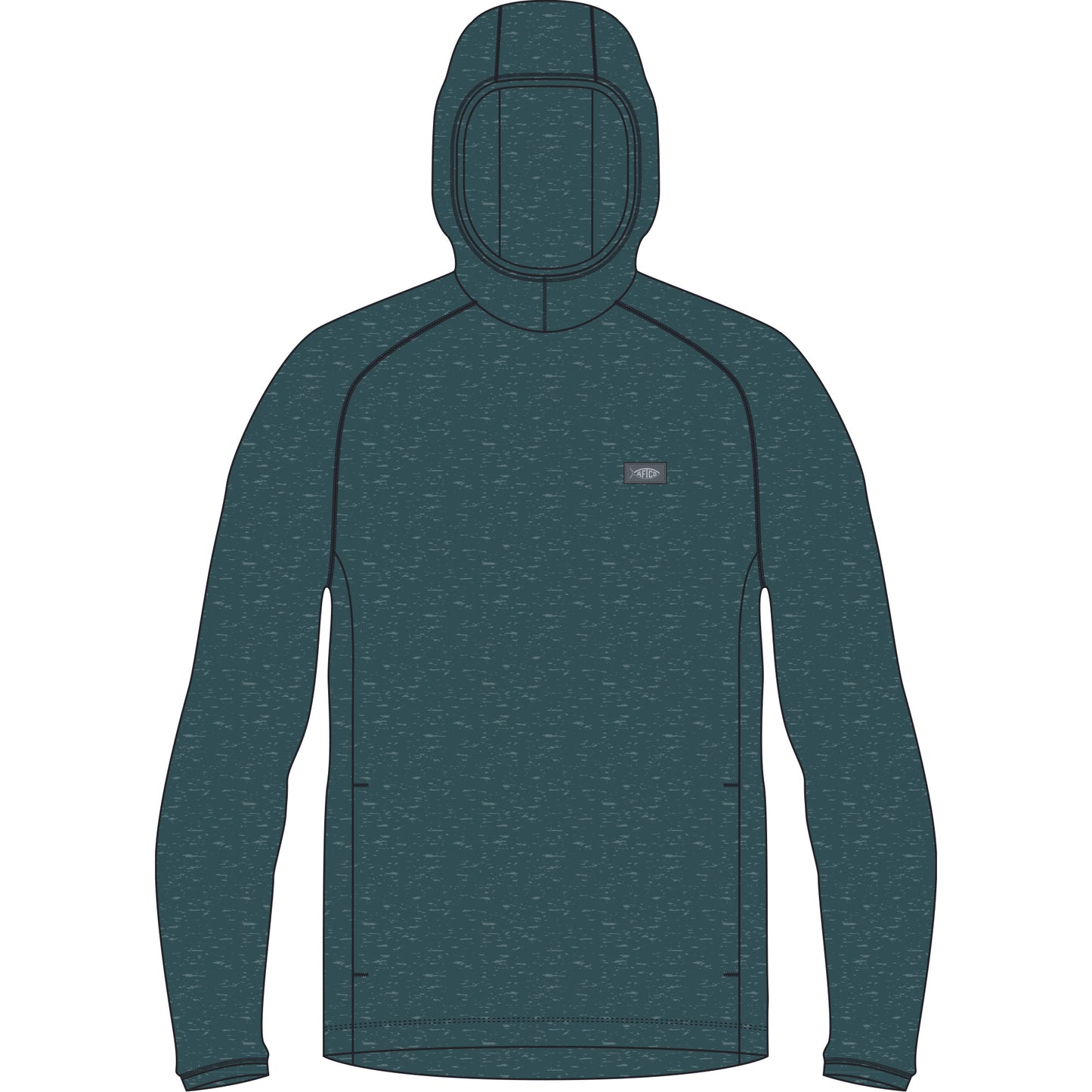 Aftco Youth Coastal Layer Hoodie - Dark Sea Heather