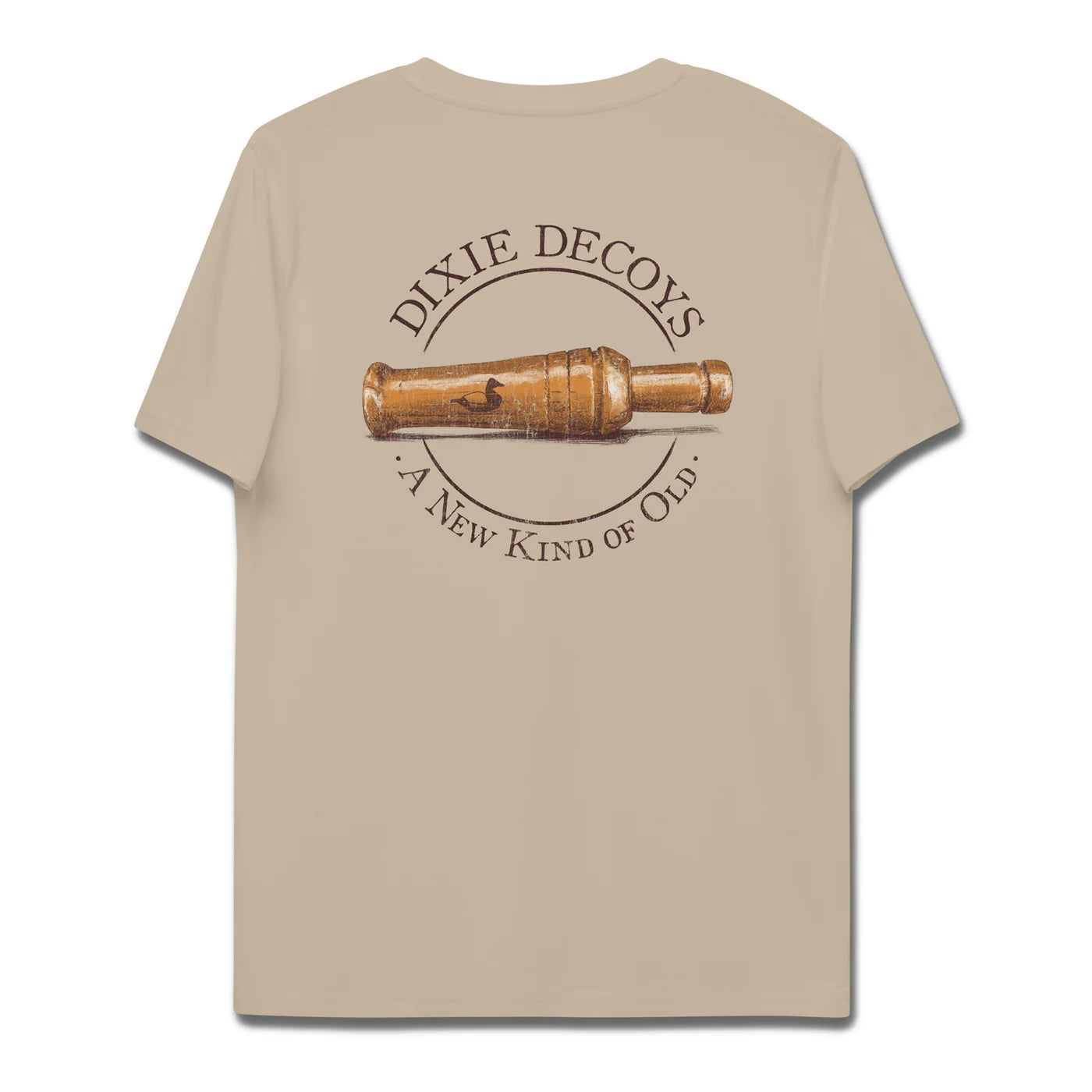 Dixie Decoys Duck Call Tee S/S - Tan