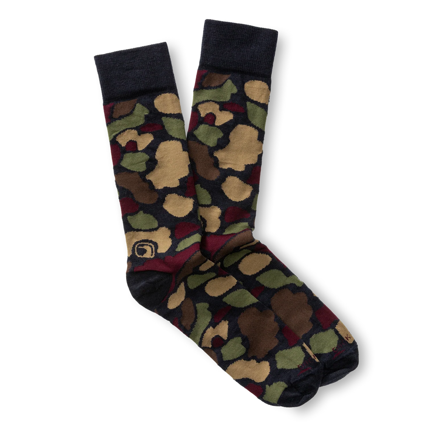 Duck Head Camo Socks - Deep Navy