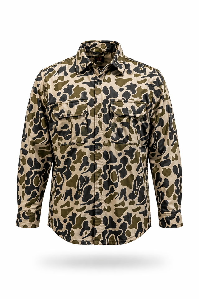 Heybo Plainsman Jac Shirt- Traditions Camo/Olive