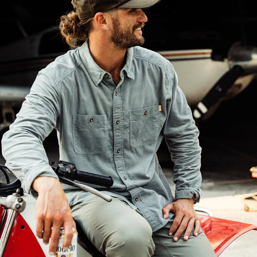 Marsh Wear Cody Cord Shirt - Steel