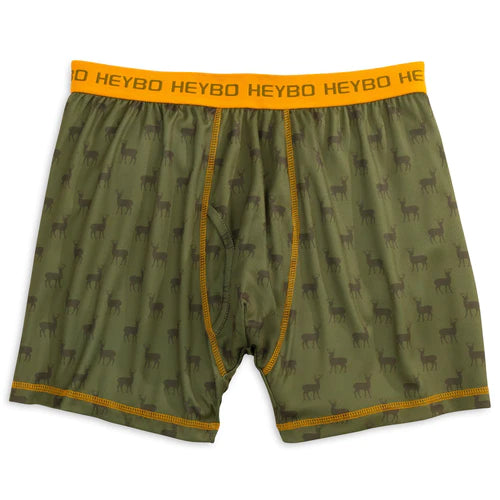 Heybo Deer Boxer Briefs- Olive