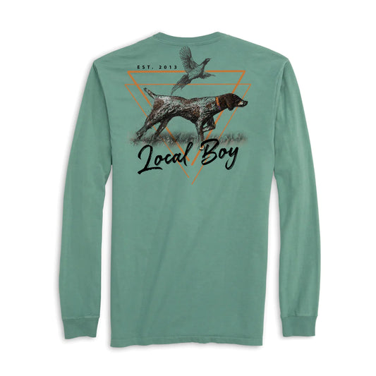 Local Boy Youth L/S High Tail tee- Green