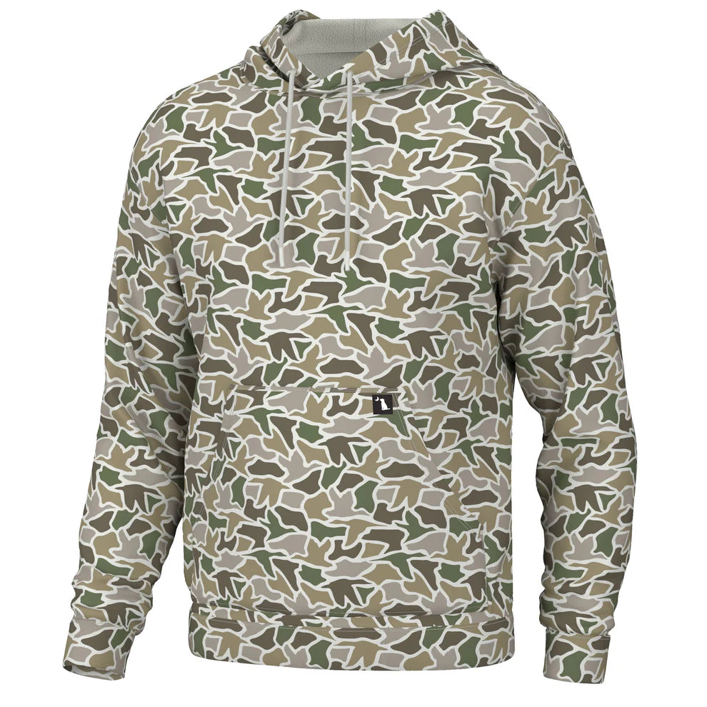 Local Boy Youth Hilltop Cotton Hoodie - Duck Camo