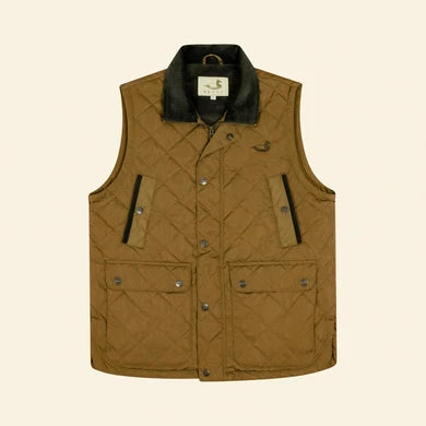 Dixie Decoys South Creek Quilted Vest - Khaki